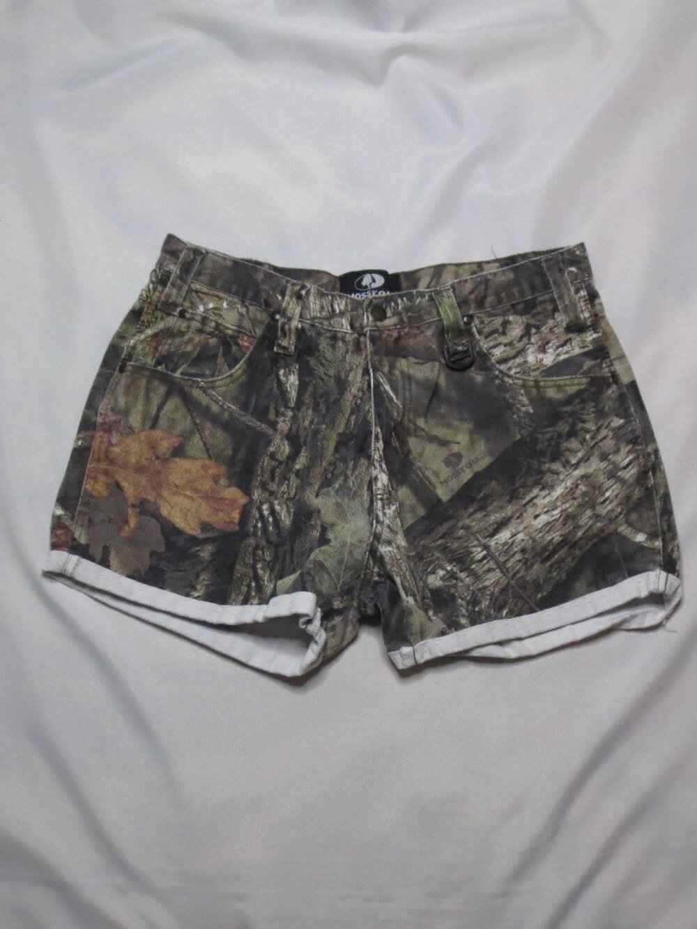 MOSSY OAK mens SHORT green SKULL brown CAMO SIZE 34